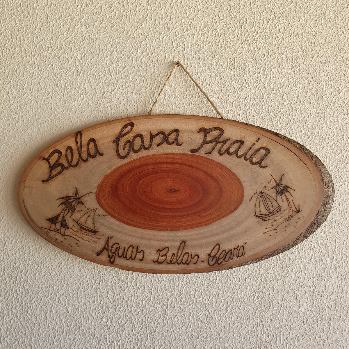 Placa Bela Casa Praia